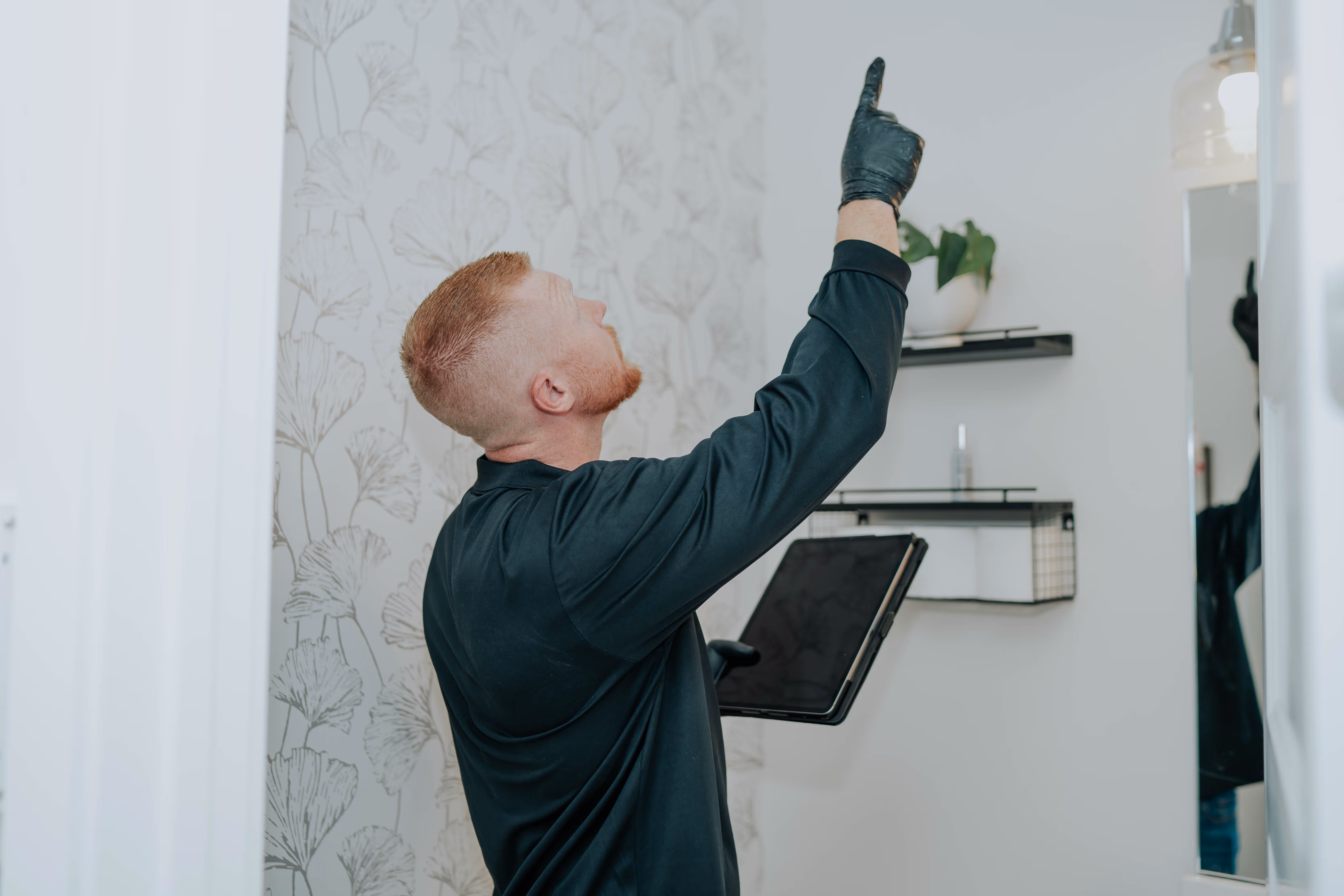 My Pure Environment specialist inspecting a property